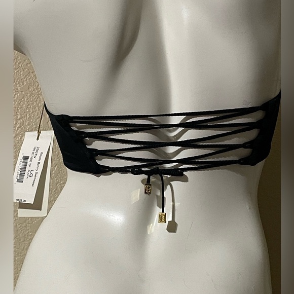 Beach Bunny Bikini Top Take Me There Bikini BB Bikini Gold Lace Bikini NEW - Picture 4 of 16